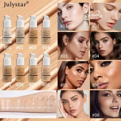 Julystar - Base de acabado hidratante mate